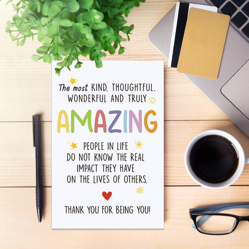 Ithmahco Thank You Cards, Farewell Cards For Coworkers, Employee Appreciation Card For Social Worker, School Counselor