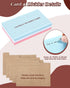 UCEC 3x5 150 Index Card Organizer, Index Card Organizer Wooden Index Card Holder Box with Drawer, Solid Wood Index Card