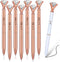Tenare 8 Pcs Bridesmaid Proposal Gifts - Will You Be My Bridesmaid Pen Bridal Shower Crystal Diamond Ballpoint Pens