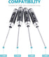 Neewer 4 Piece Set Hex Driver Wrench, Lightweight Titanium Nitride Coating Tools Kit for RC Helicopter