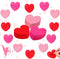 Roowest 600 Sheets Valentines Day Heart Sticky Notes, Heart Notepads, Self Stick Notepad Memo Colorful Sticky Pad for