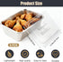 6-Pack 1/2 12.8x10.4'' Commercial Size Polycarbonate Food Pan Lids with Handle, Clear Steam Table Hotel Pan Cover