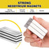 MIKEDE 9 Pcs Waterproof Strong Neodymium Bar Magnets, Rare Earth Heavy Duty for Tool Room