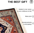 famassiser Persian Style Carpet Mouse Pad Vintage Miniature Bohemian Rug Desk Pad, Non-Slip Computer Mouse Mat