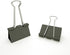 Binder Clips Medium Metal Clamp, 1.25 inch / 32 mm (Black, 12-PCS)