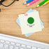 ChromaLabel 3/4 Inch Round Colored Stickers, Removable Sticky Dots for Arts and Crafts, 1000 Coding Stickers per Roll,