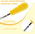 2 PCS Gutter Cleaning Replacement Brush Parts Accessories for Cleaning Leaves and Debris