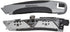 Amazon Basics Retractable Utility Knife with 3 Blades, Soft Grip, Black/Silver