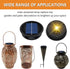 2 Pack 3.2 inches, 2.9 inches),7 Replacement Solar Light Parts(Top Size Bottom Size Lumens Warm White LED Waterproof