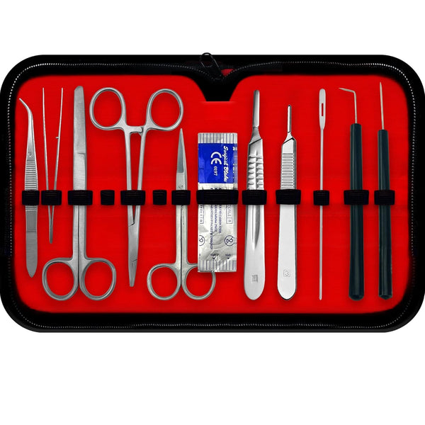 30 Pcs Advanced Dissection Kit, Biology Lab Anatomy Dissecting Set for Medical Students and Veterinary, Stainless Steel