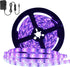 YGS-Tech Super Bright 24 Watts UV Black Light LED Strip, 16.4FT/5M, Waterproof IP65 for Night Fishing and Parties