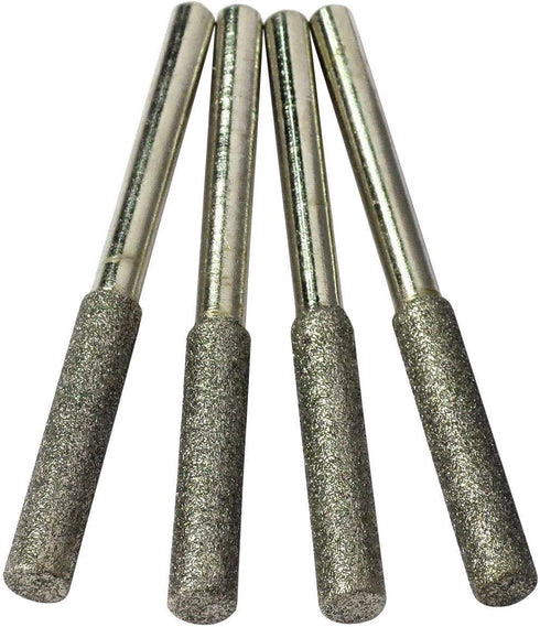 HTS 111C2-4 4 Pack 5/32" Diamond Chainsaw Sharpening Rotary Bit Set with 1/8" Shank
