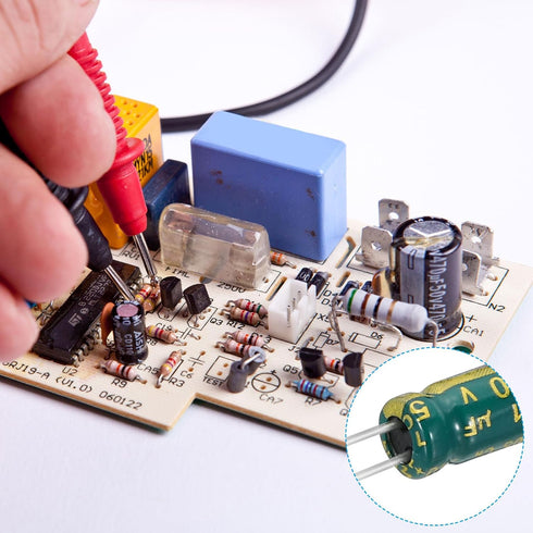 PATIKIL 50V 1uF Electrolytic Capacitors, 20Pcs 5x11mm Aluminum High Frequency Capacitors