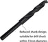 14mm(9/16-Inch) Reduced Shank Drill Bit, 1/2” Shank High Speed Steel Twist Bit HSS-9341 for Aluminum Copper Wood