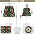 3 ALAZA Bedside Lamp Red Green Xmas Pattern Table Lamp for Bedroom Desk Lamp with USB Port LED Nightstand Color