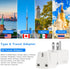 UK to US Plug Adapter, OFOAEEA 2 Pack UK to US America Plug Adapter, Converts All Type G Plugs