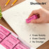 Shuttle Art Pink Erasers, 36 Pack Bulk, Latex-Free, No Smudge Soft Erasers for Kids, Teachers, Art Classes Supplies