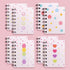 Small Spiral Notepad Cute Notebook, 8 Pack Kawaii Journals for Study, 80 Sheets, 160 Pages, Back to School Supplies