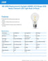 Feit Electric Dimmable LED A19 Light Bulb, 40W Equivalent, 4-Pack, 5000K Daylight, 450 Lumen, 15 Year Life