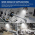 Deeffe Magnetic Work Light, LED Machine Light with Flexible Gooseneck and Magnetic Base, Shop Tool Lamp for Lathe, Work