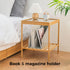 carrotez Open Front Magazine File Holder, Plastic Vertical File Organizers for Desk, Office Organization Essentials,