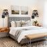Dimmable Dimmer Rustic Plug in Deer Wall Sconces, Swing Arm Wall Lamp with Plug in Cord and On/Off Rotary Switch