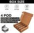 Hot Sauce Pod 5 oz Woozy 1, 2, 3, 4 5-Bottle 8x2x2.5 11.3x7.5x2.4 5-Pack Hot Sauce Bottle Box Sample Kit & Shipping