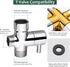 Set JiGiU Bidet Sprayer for Toilet Handheld Bidet Sprayer Toilet Faucet Sprayer Shower Shattaf Toilet Attachment Two