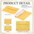 Yahenda 300 Pack A7 Gold Envelopes Bulk Self Adhesive Kraft Paper for Christmas Valentine Wedding Birthday Party