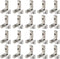 20pcs/lot 1" x 1" Aluminum Extrusion Profiles - 1010 Series L-Shape Interior Corner Connector Joint Bracket