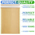 Natural Kraft Bubble Mailer Envelopes 4 x 7 Inches | 50 Pack Self Seal Padded Envelopes | Waterproof & Tear-Resistant