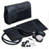 NOVAMEDIC NM-9170-BK Set, Professional Aneroid Sphygmomanometer Blood Pressure Machine and Stethoscope Universal Adult