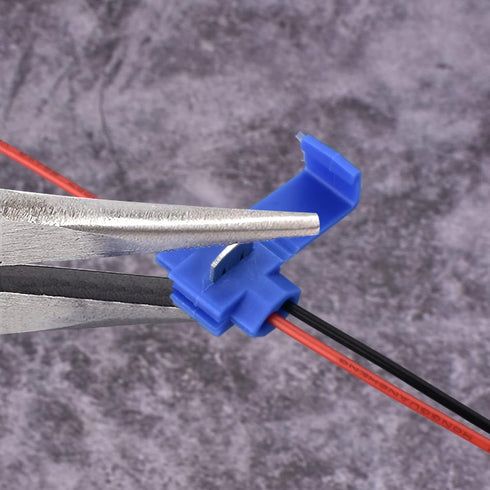 60Pcs Solderless Quick Splice Wire Connectors, 18-14 AWG, Cold Pressed Insulated Electric Wire Splice Connectors