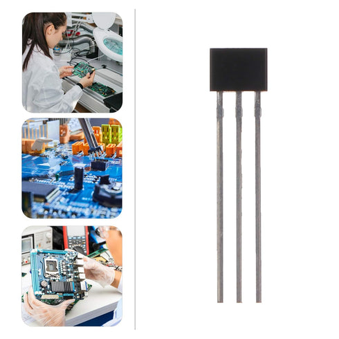ULTECHNOVO 100pcs A3144 Hall Effect Sensor for High-Temperature Operation
