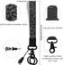 Yiflin Cute Wrist Lanyard for Keys, Keychain, Wallet, ID Holder, Cell Phone, Black Leopard