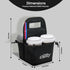 Drink Caddy Portable Drink Carrier and Reusable Coffee Cup Holder - 4 Cup Collapsible Tote Bag with Organizer Pockets