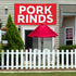 Fastasticdeals 4 Grommets 24x36Inches Vinyl Banner Multiple Sizes Pork Rinds Outdoor Advertising Printing B Restaurant