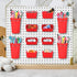 20 Pack Pegboard Cups and Bins Set, Wall Organizer with Hooks and Loops for Garage Craft Office Storage