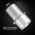 POCREATION LED Flashlight Bulb, P13.5S Base 1W LED Conversion Bulb for Maglite Craftsman Greatlite Vintage Flashlight