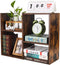 PAG Desktop Shelf Freestanding Wooden Small Bookshelf Desk Supplies Organizers and Accessories