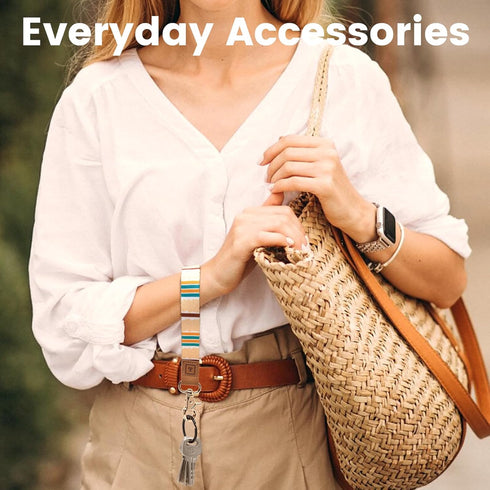 MNGARISTA Keychain Wristlet Key Chains for Women, Cute Keychain Wallet, Phone Wrist Strap for Car Keys