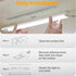15.7 inch 3 Dimmable Closet Counter 5-Pack Motion Sensor Under Cabinet Light, Color Temperature Rechargeable Magnetic