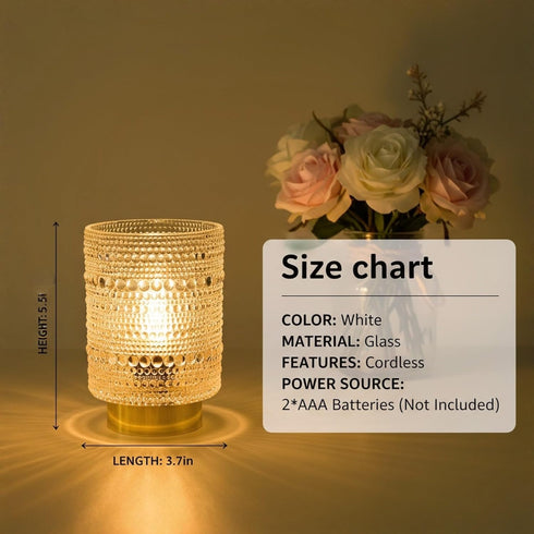 MiuBrty Battery Operated Lamp with Auto-Off Timer, Cordless Table Night Light for Bedroom & Entryway, Portable LED Lamp