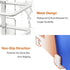 Josmimic Adhesive Glove Box Holder Wall Mount, Metal Disposable Gloves Dispenser for Latex & Nitrile Boxes, No-Drill