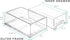 Sorbus Medium Clear Stackable Storage Drawers, Plastic Organizers with Handles for Craft, Clothes, Makeup, 2 Pack