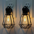 Industrial Plug in Night Light with On Off Switch, 2-Pack Farmhouse LED