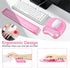 Set, MOSISO Gel Wrist Rest Support for Mouse Pad&Keyboard Irregular Oval Ergonomic Mousepad Keyboard Pad Non-Slip Base