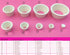 9 Count Filter Adapter Cones Set - Buchner Funnel Flask Adapter Set with Tapered Collar