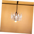 7.08 Inch TEHAUX Crystal Crown Pendant Lamp Accessory, Metal and Glass Chandelier Decoration for Ceiling Light Fixture