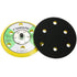 Asabocai 5Inch 6 Hole Hook and Loop Orbital Sander Replacement Pad Backing Pad for Air Sander